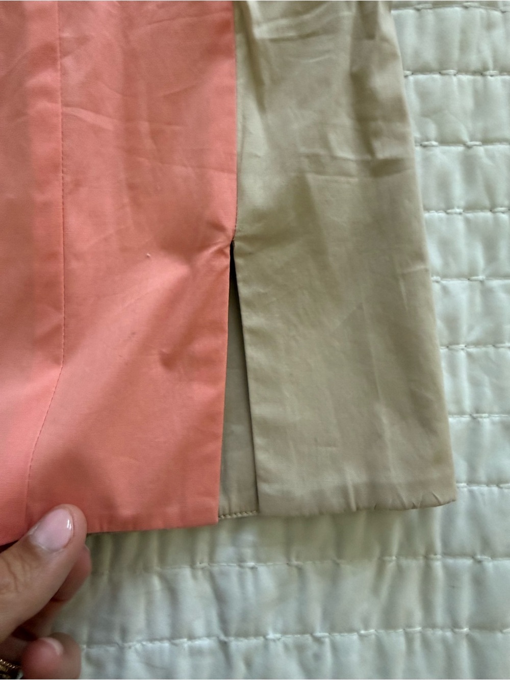 STAUD Wells Striped Cotton-blend Poplin Mini Skirt, size 4 - Picture 3 of 7